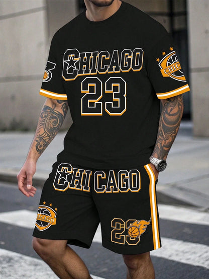 Men's Plus Size Basketball Clothing Set